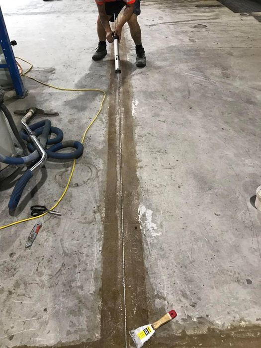 Sealing the joint on a reinstated trench