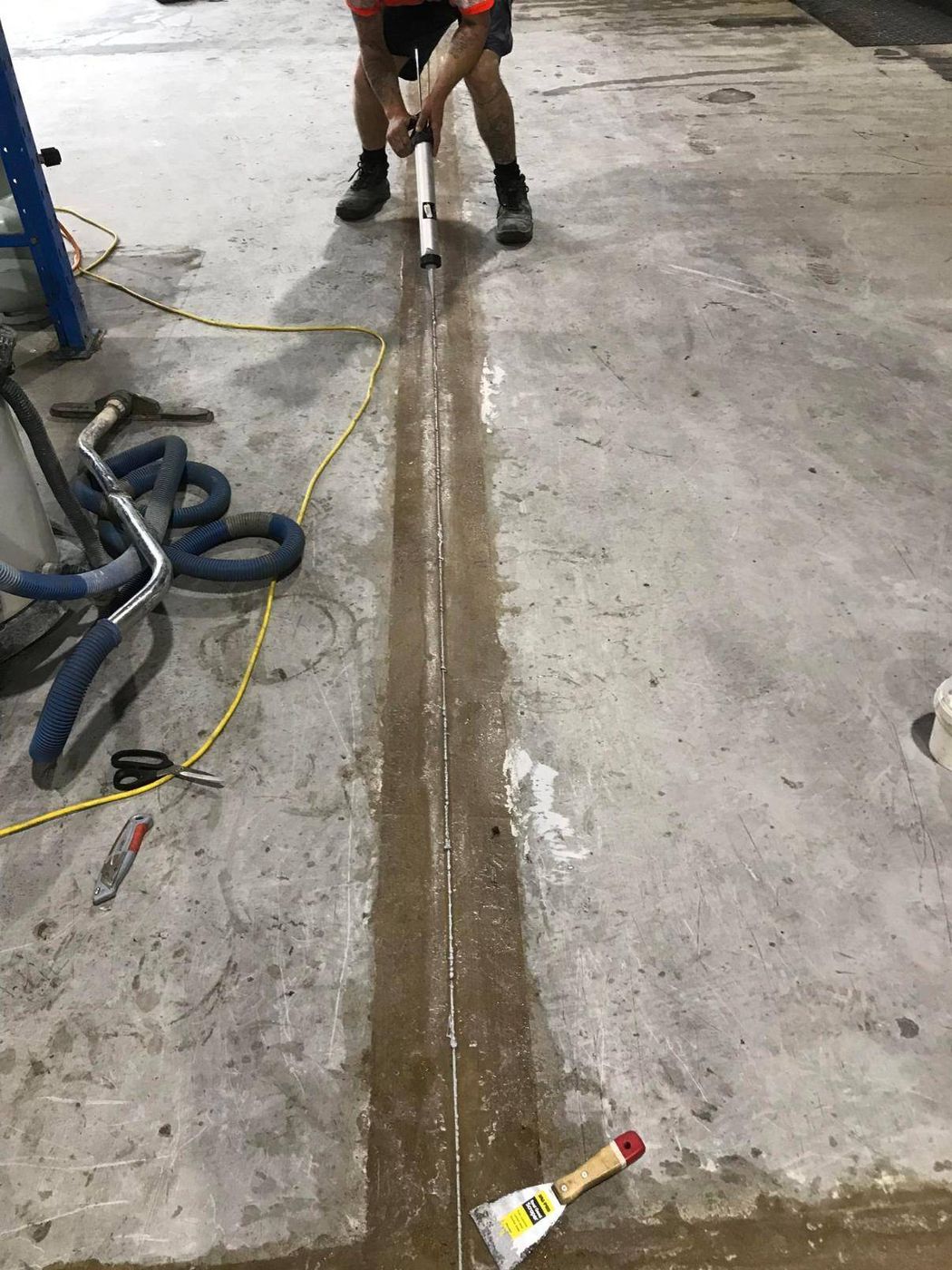 Sealing the joint on a reinstated trench